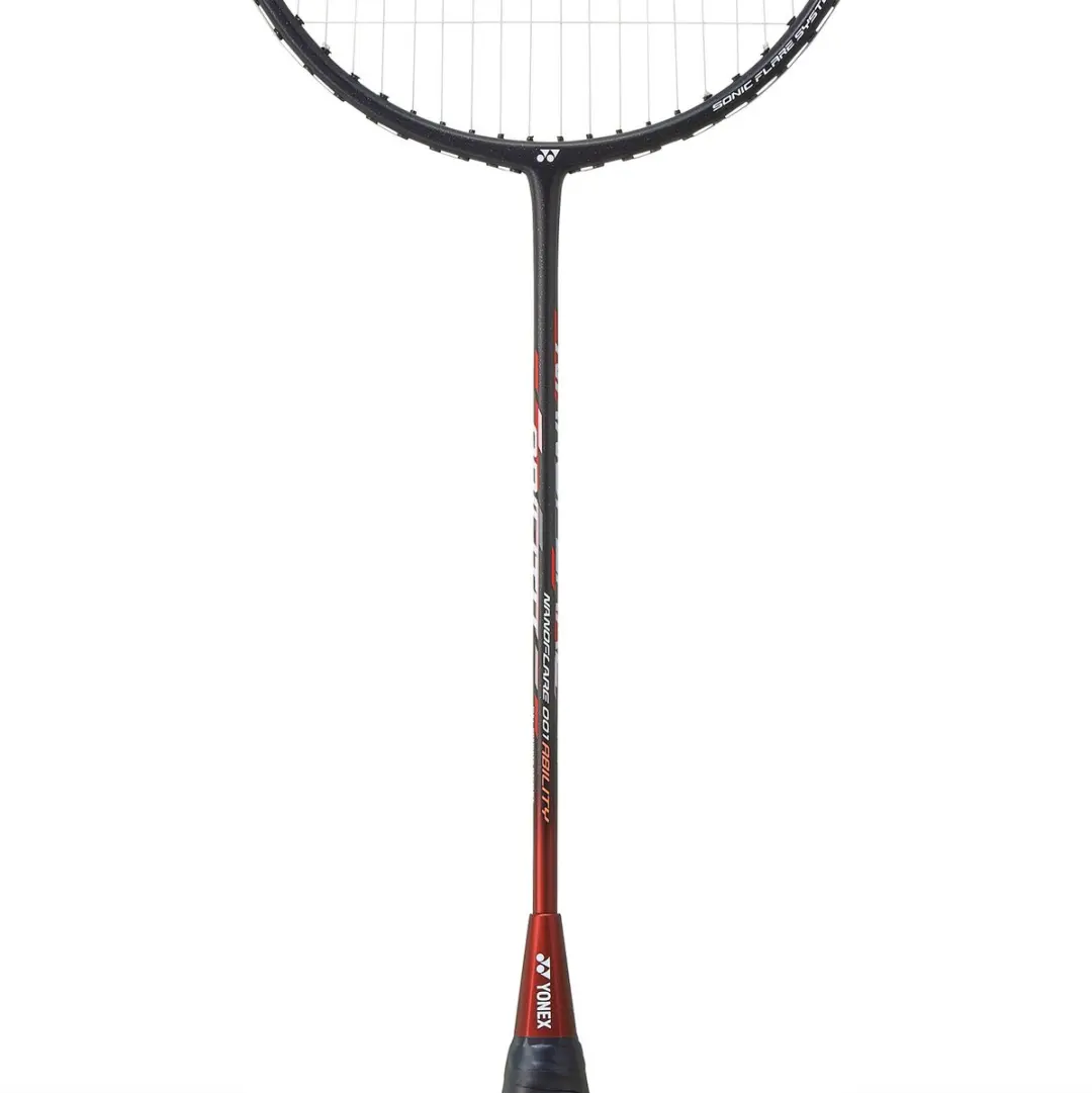 Yonex Nanoflare 001 Ability Badmintonracket - Zwart/Rood