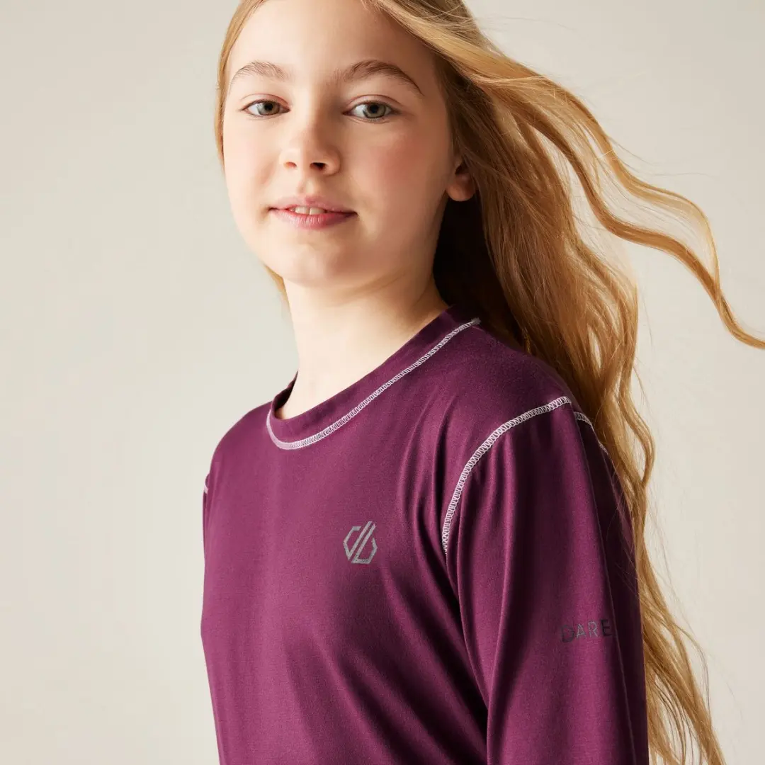 Dare 2b Pow II Basislaagset - 3-4 jaar - Paars
