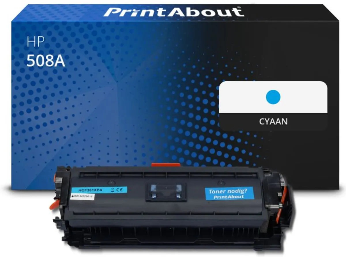 PrintAbout Huismerk HP 508A CF361A Toner Cyaan