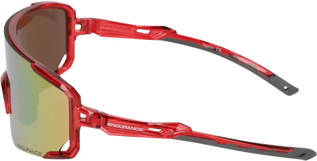 ENDURANCE Philippe Fietsbril - Rood - Roze lenzen