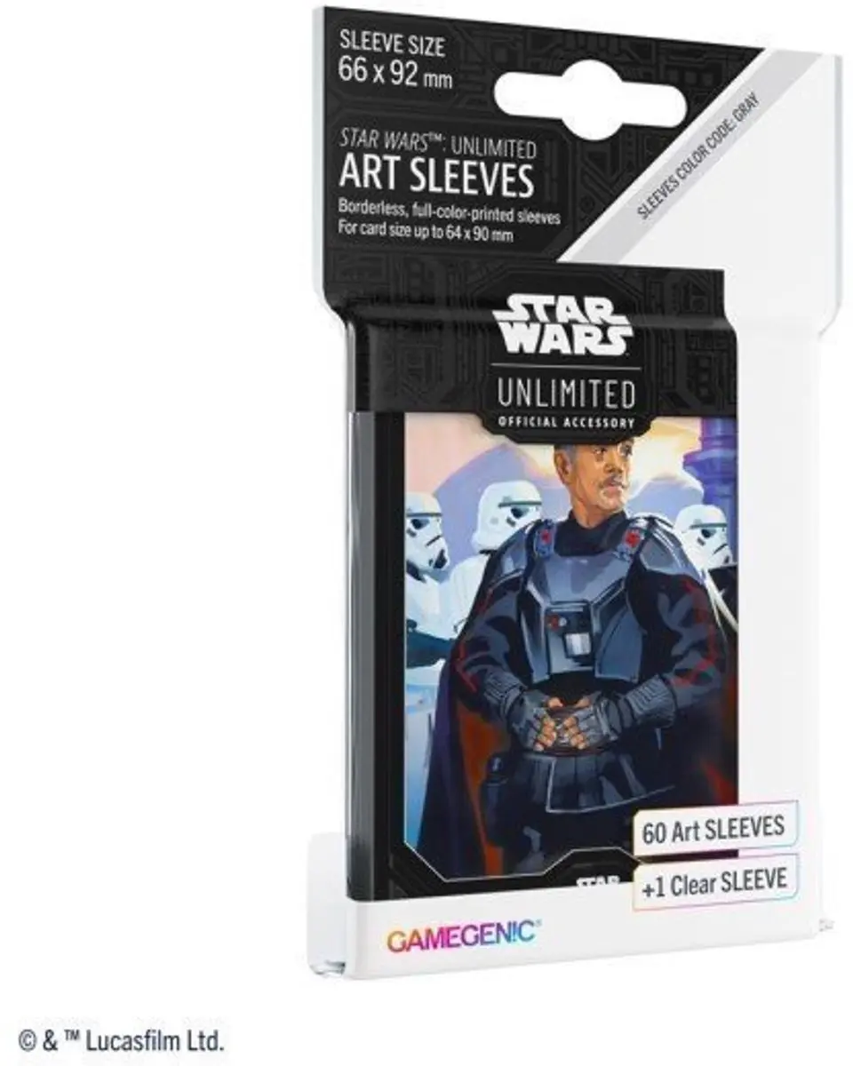 Gamegenic Star Wars Unlimited Moff Gideon Art Sleeves
