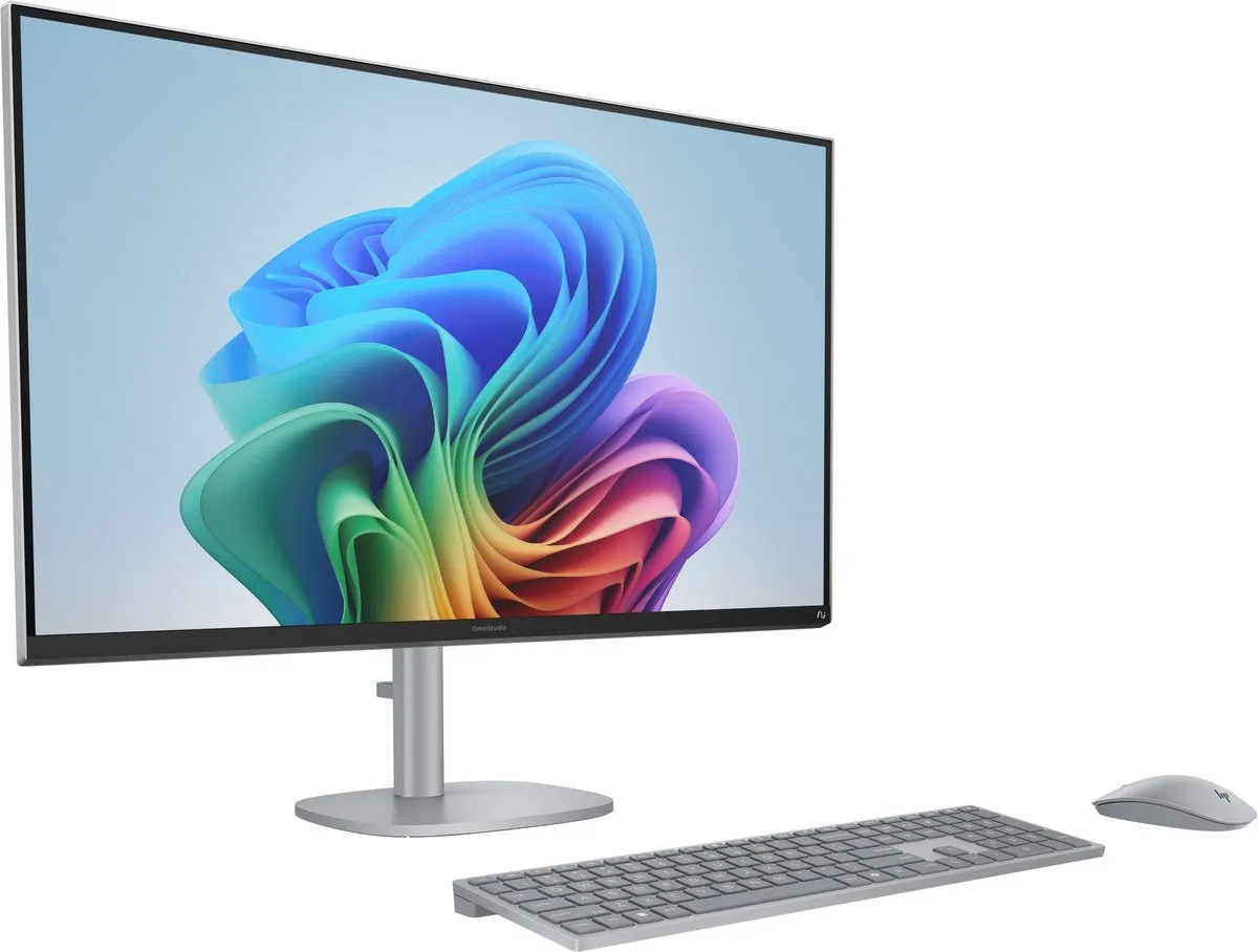 HP OmniStudio X NGAI 32-c1005nb Alles-in-één PC - 80 cm 4K - Zilver - afbeelding 6 van 6