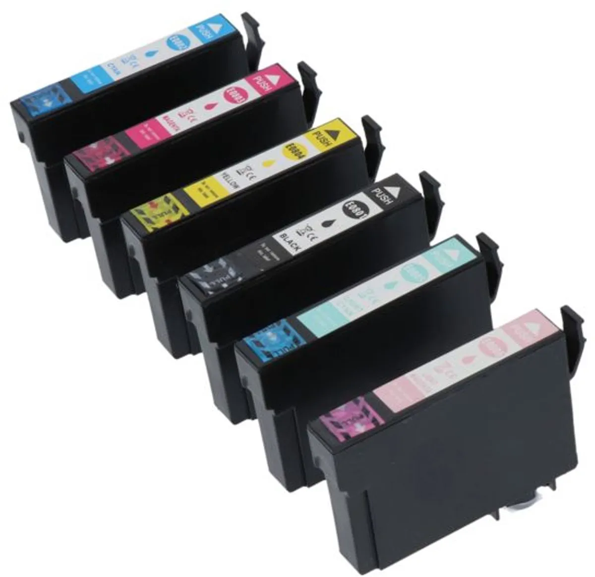 PrintAbout T0807-PA2 Inktcartridge - 6 Kleuren - 78ml - Epson