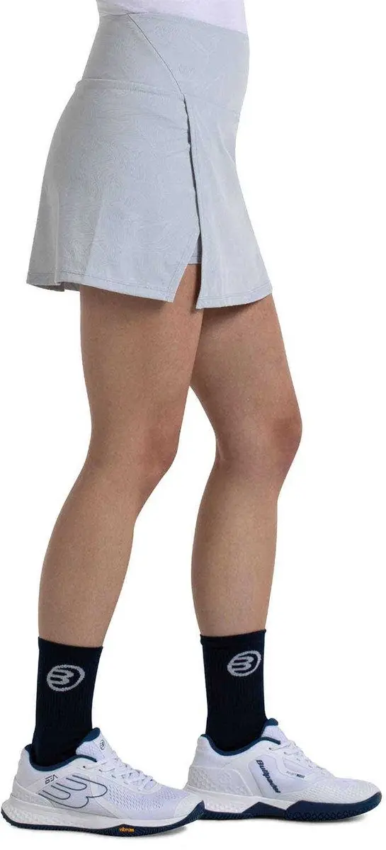 Falda Bullpadel Padina 002 Gris Claro Mujer S