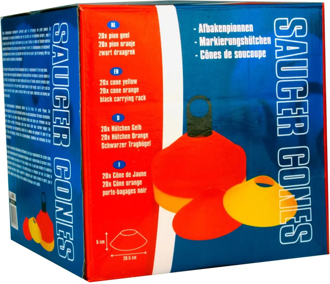 Avento Afbakenpionnen Speedy - 40 Stuks - 2 Kleuren