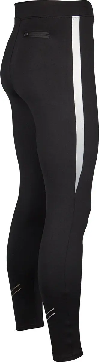 Avento Runningbroek Heren M - Zwart/Zilver