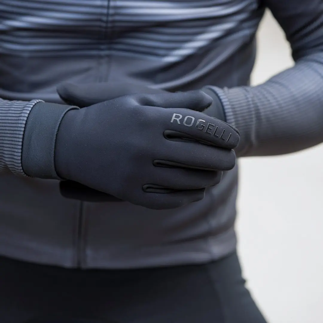 Rogelli Winterhandschoenen Neoflex - Zwart - Unisex - Fietshandschoen - Maat XL
