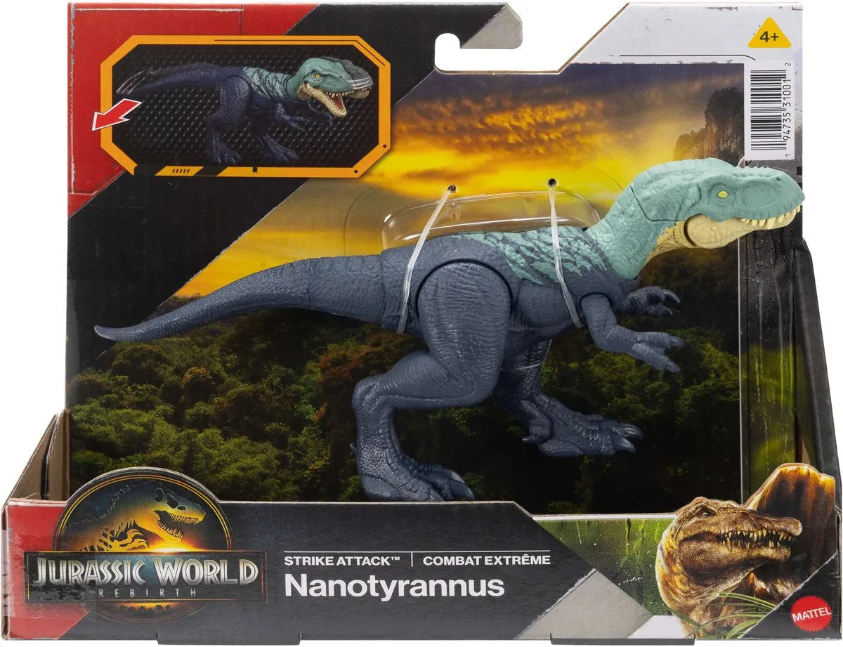 Jurassic World STRIKE ATTACK Nanotyrannus - Meerkleurig