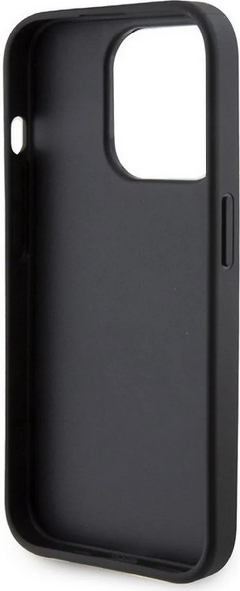 Ferrari Carbon Grip Back Case - iPhone 15 Pro Zwart