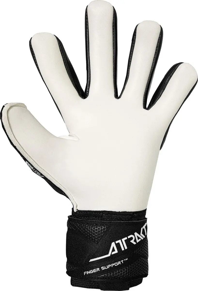 Reusch Attrakt Gold X Finger Support Keepershandschoenen - Maat 10 - Witzwart