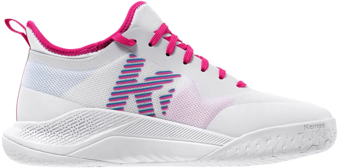 Kempa Kourtfly Junior Sportschoenen 34 - Wit/Cyaan/Paars - afbeelding 5 van 6