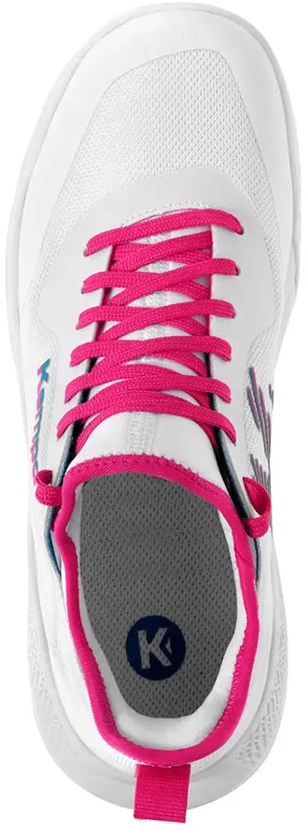 Kempa Kourtfly Junior Sportschoenen 34 - Wit/Cyaan/Paars - afbeelding 6 van 6