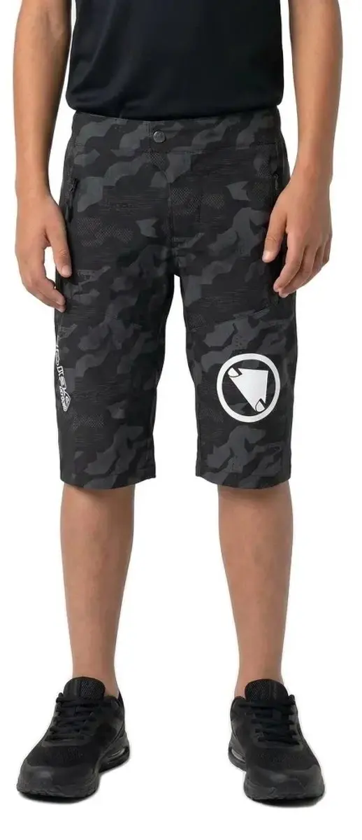 Endura MT500JR Burner Fietsbroek - 11-12 Years - Zwart Camo