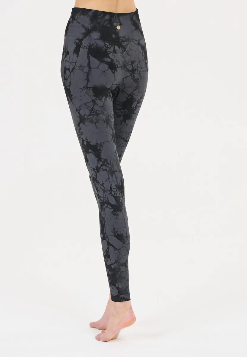 Athlecia Dames Theresa Tie Dye Seamless Tights - L - Antraciet