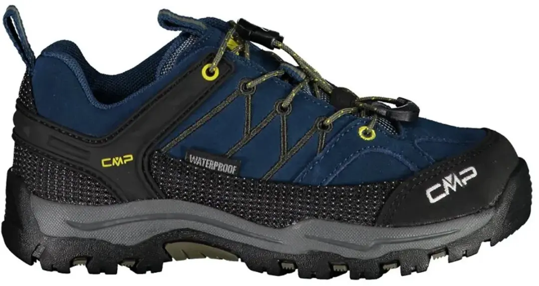 CMP Rigel Low WP 3Q13244 Wandelschoenen - Kinderen 30 - Blauw/Geel