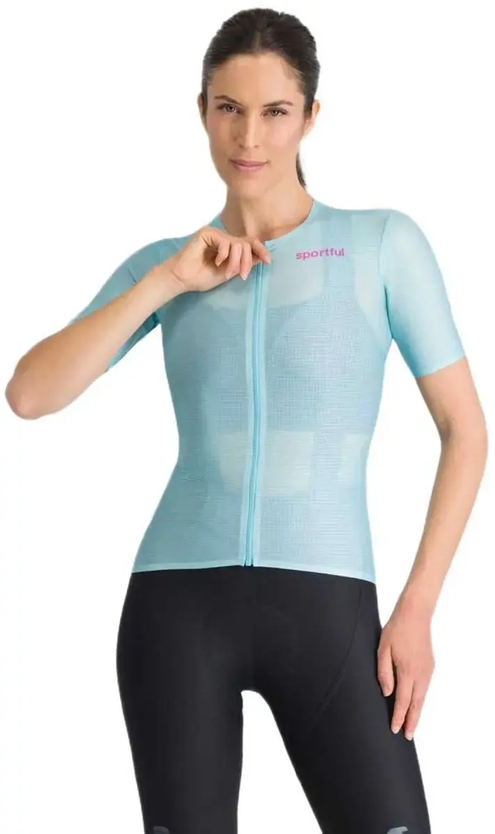 Sportful Light 2 Korte Mouw Wielertrui Blauw M Vrouw