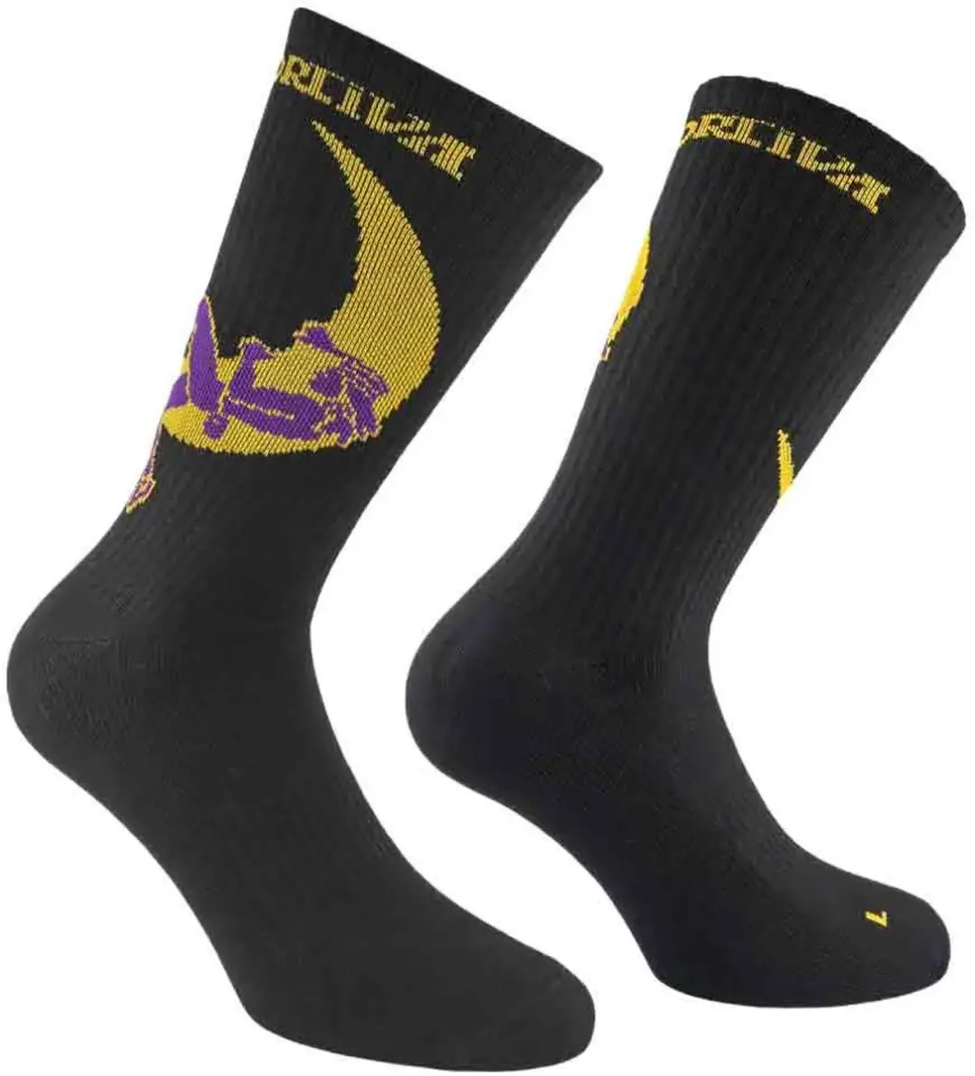 La Sportiva Climbing On The Moon Sokken - Zwart Geel