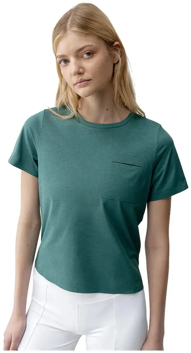 Born Living Yoga Rosella T-shirt Met Korte Mouwen Groen S Vrouw