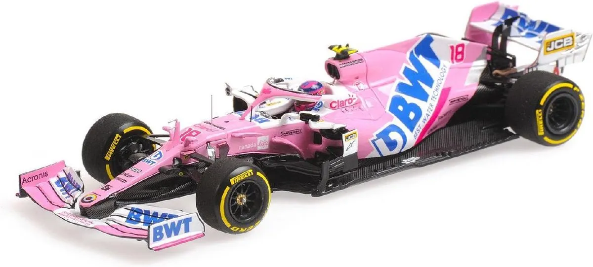 Formule 1 BWT Racing Point F1 Team Mercedes RP20 #18 - 1:43 - Minichamps 12041