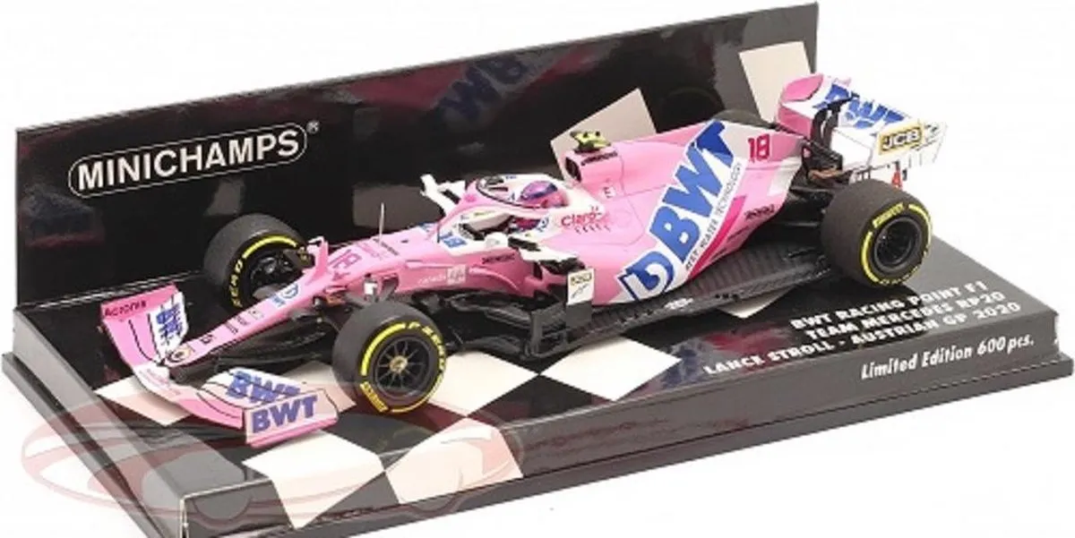 Formule 1 BWT Racing Point F1 Team Mercedes RP20 #18 - 1:43 - Minichamps 12041