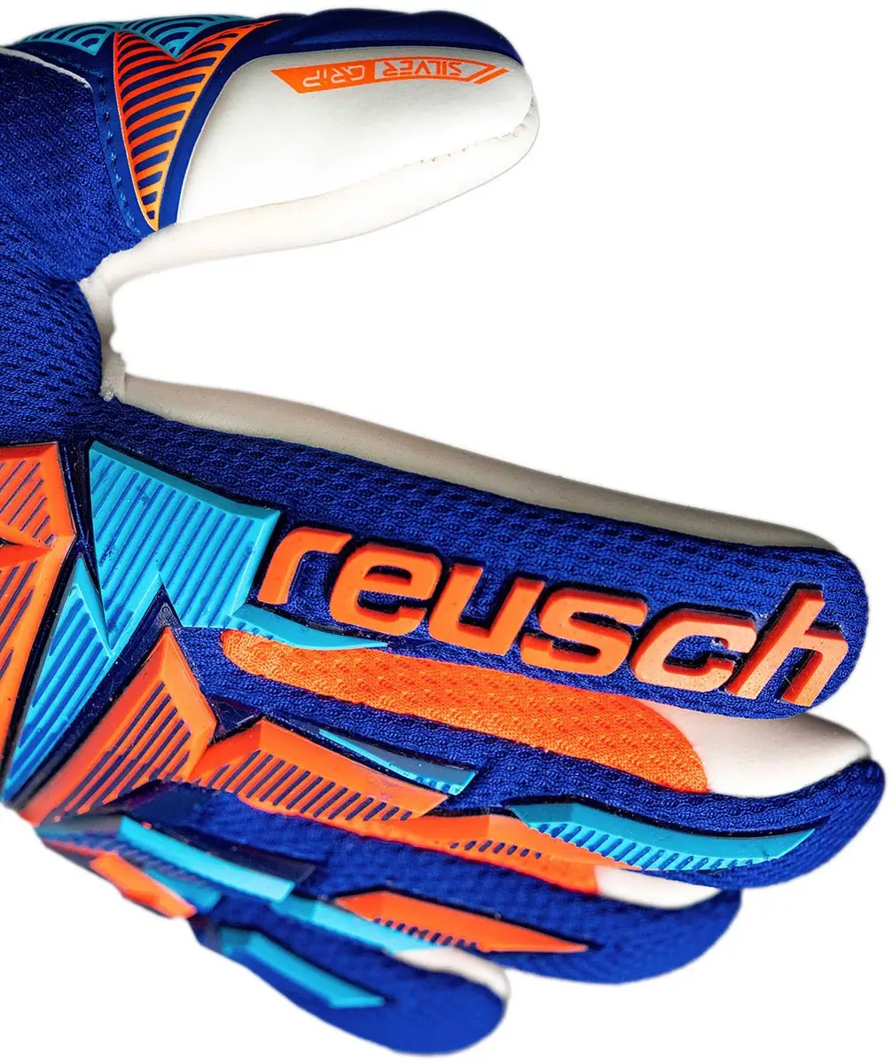Reusch Attrakt Freegel Advance Junior Sharp Blue Keepershandschoenen Kinderen - Maat 6