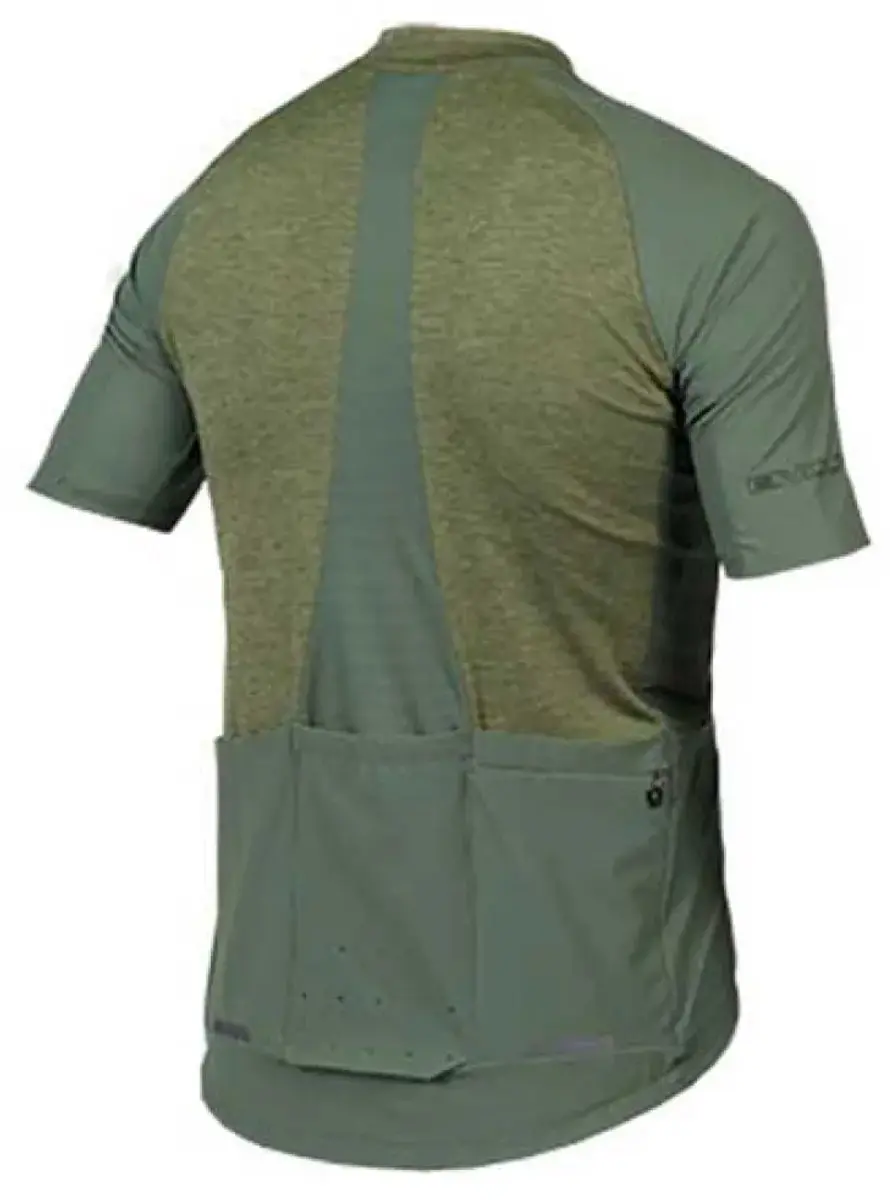 Endura GV500 Reiver Wielertrui - L - Olive Green
