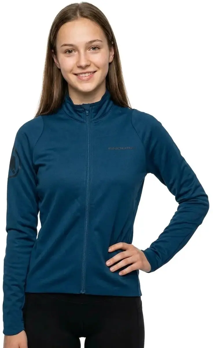 Endura Singletrack Jas - Vrouw S - Blauw