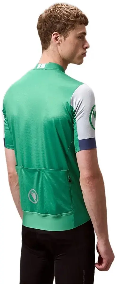 Endura Fs260 Korte Mouw Wielertrui Groen S / Relaxed Man