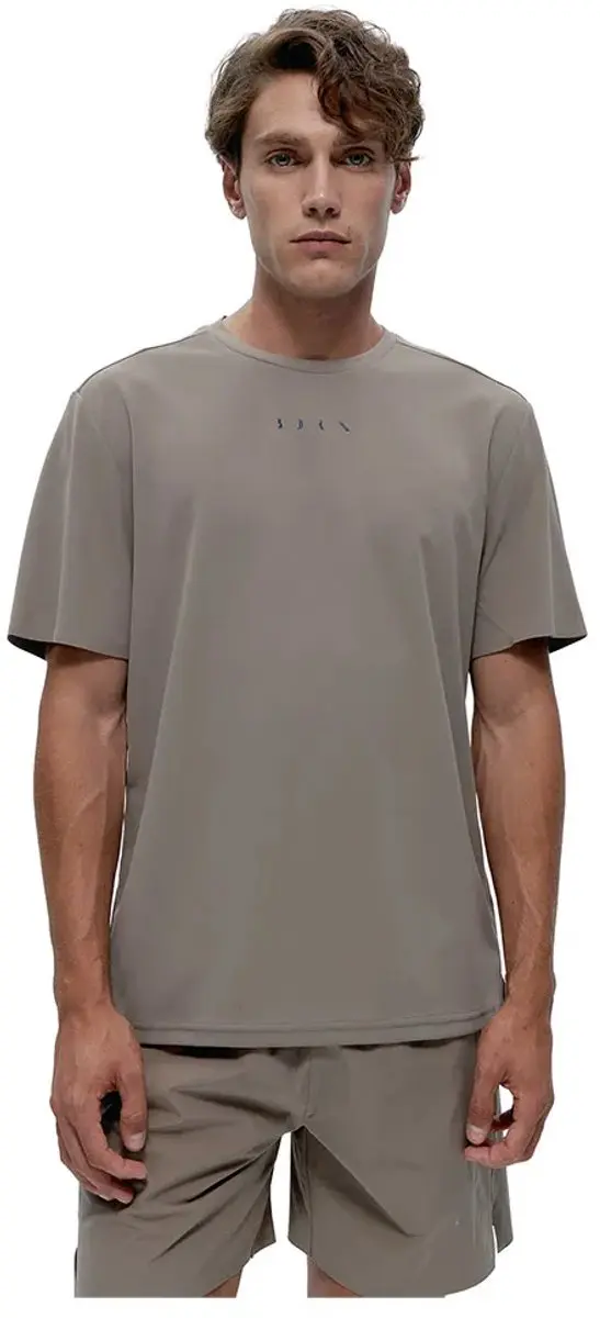 Born Living Yoga Dan T-shirt Met Korte Mouwen Grijs XL Man