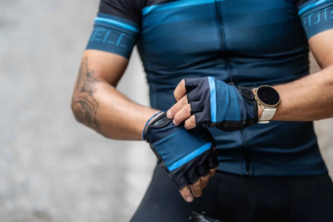 Rogelli Hero II Fietshandschoenen - Korte Vinger - Heren - Blauw/Zwart M