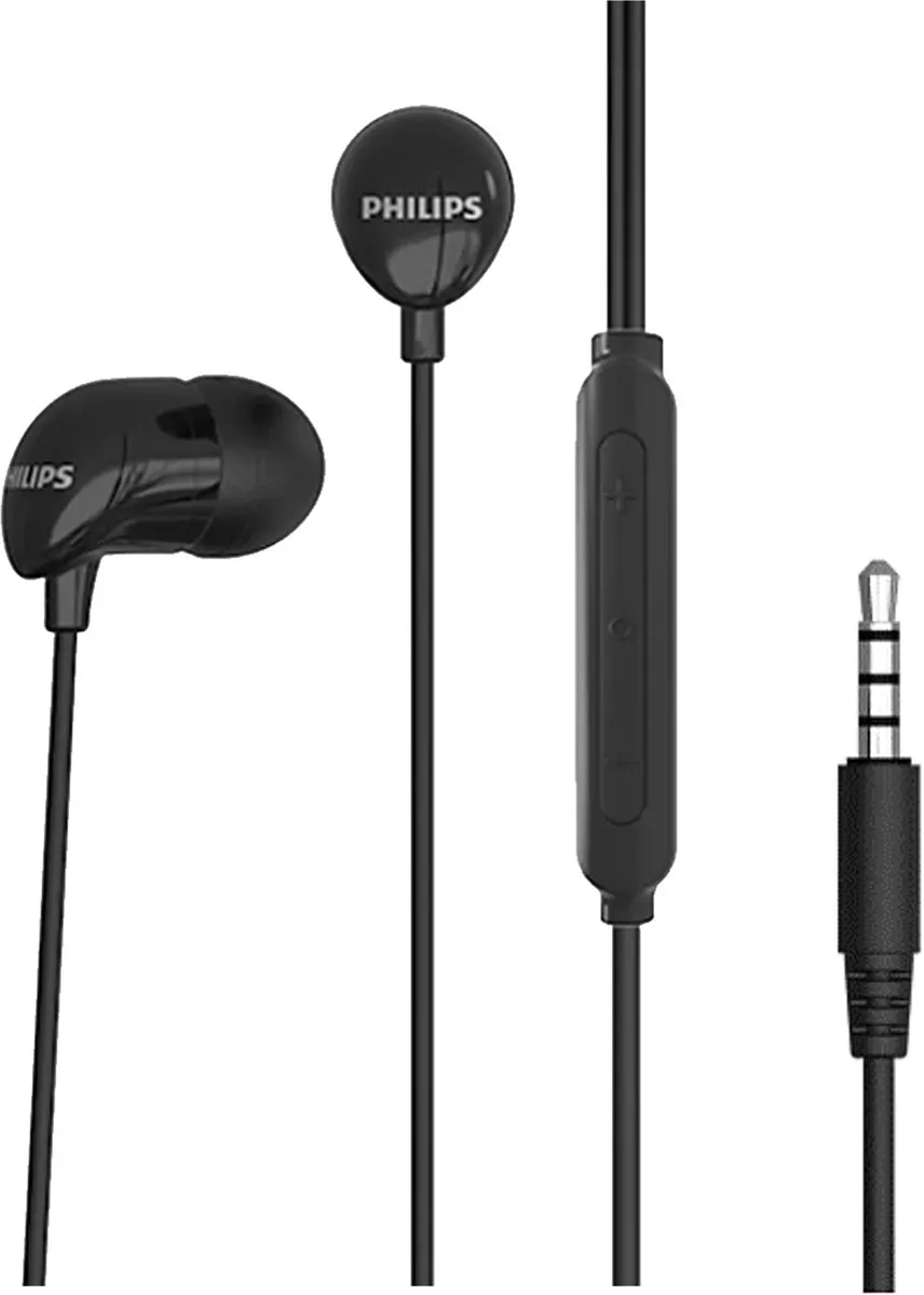 Philips Sound TAE1156BK In-Ear Koptelefoon - Zwart