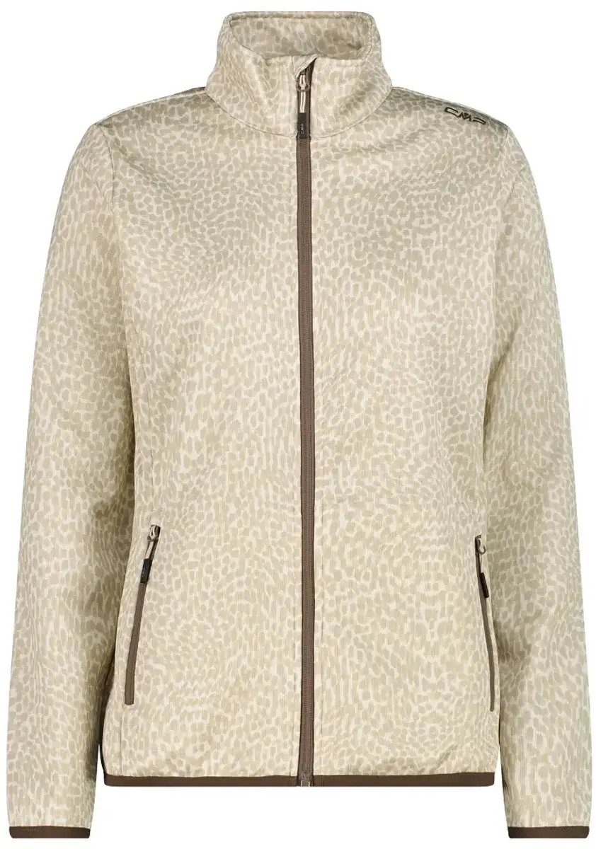 Damesfleece met rits CMP Knit Tech