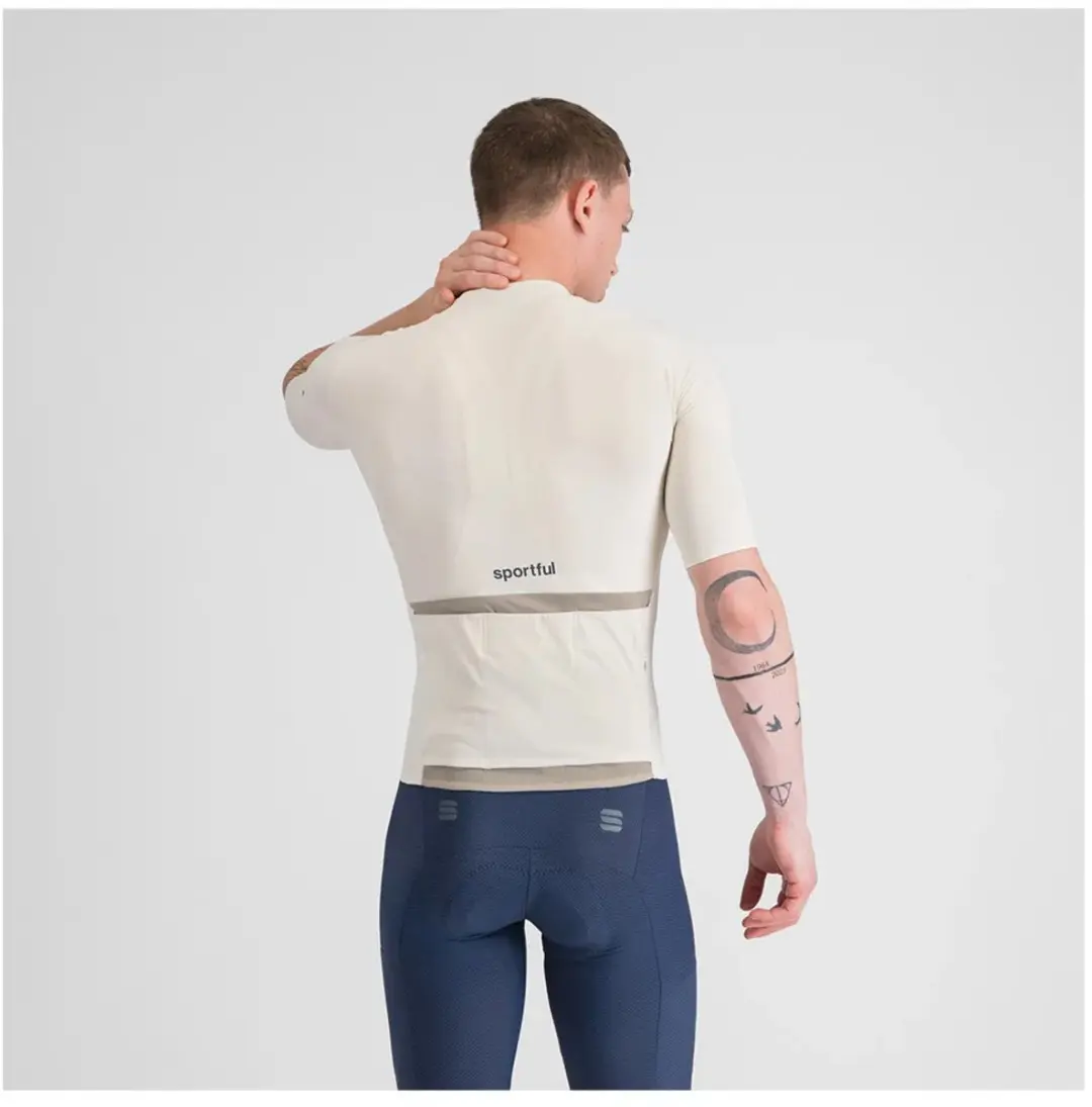 Sportful Hyperepic Korte Mouw Wielertrui S - Cream
