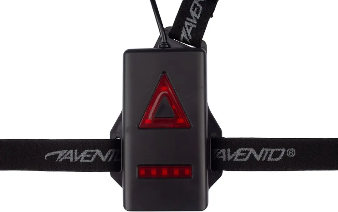 Avento Veiligheidsvest 44RI-UNI - Borstlicht USB Oplaadbaar - Rood & Wit