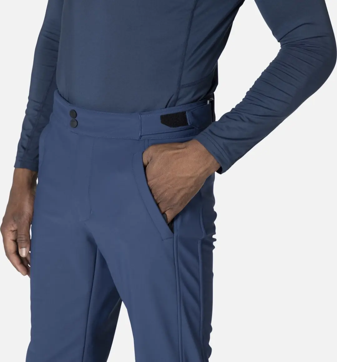 Rossignol Origin Softshell Skibroek - L - Blauw