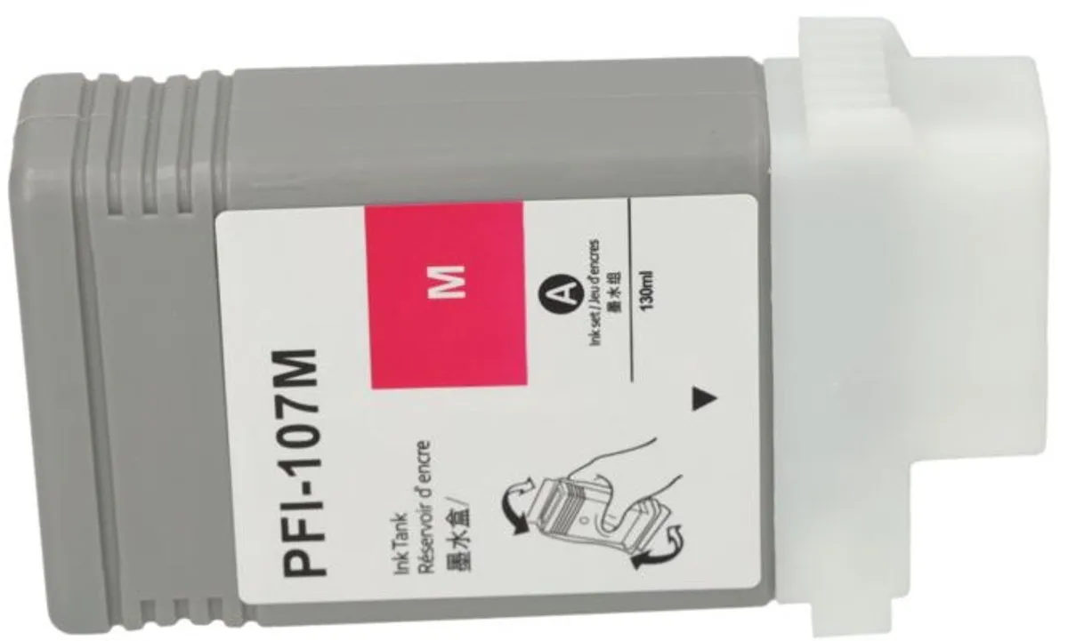 PrintAbout PFI-107M Inktcartridge - Magenta - 130ml - o.a. Canon imagePROGRAF