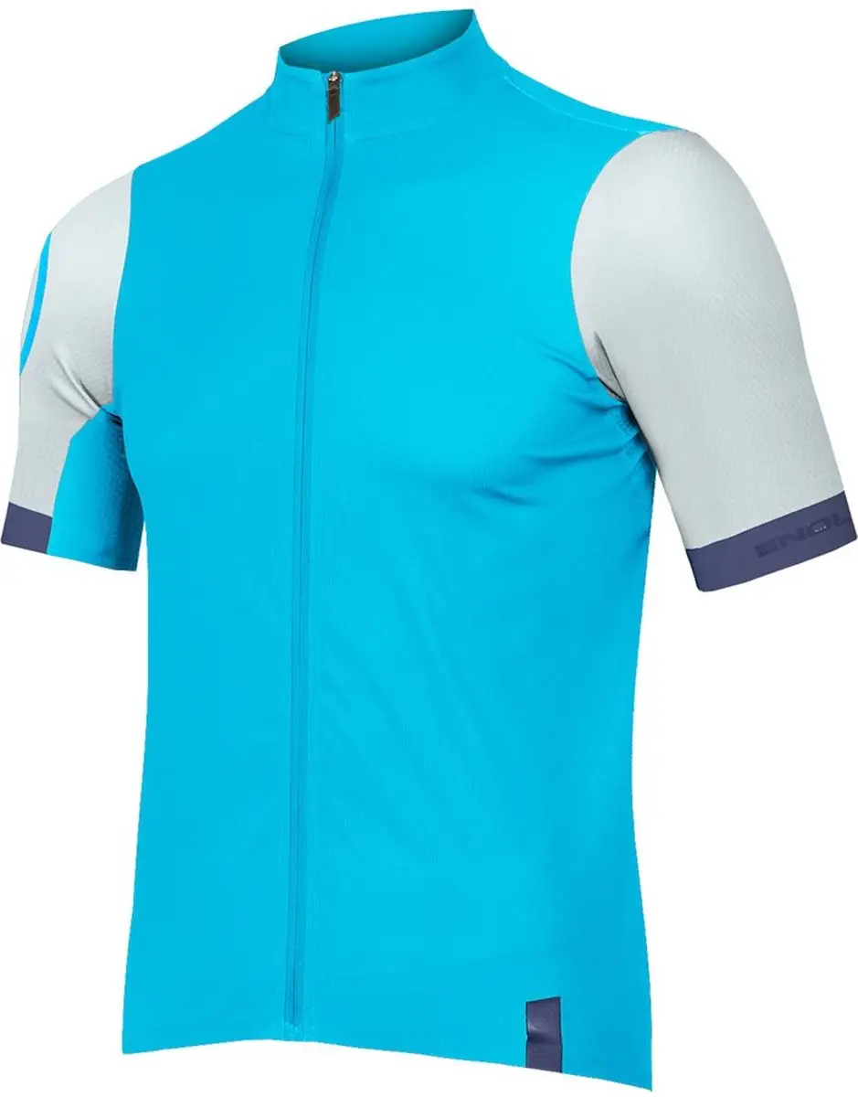 Endura Fs260 Korte Mouw Wielertrui Blauw L Man