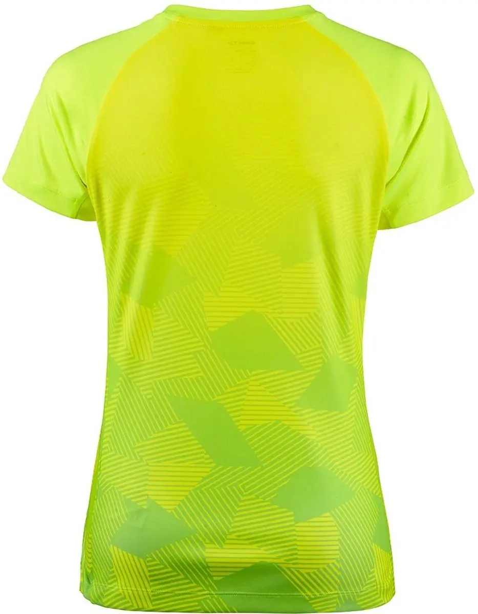 Craft Premier Fade Shirt Dames - Fluogeel S