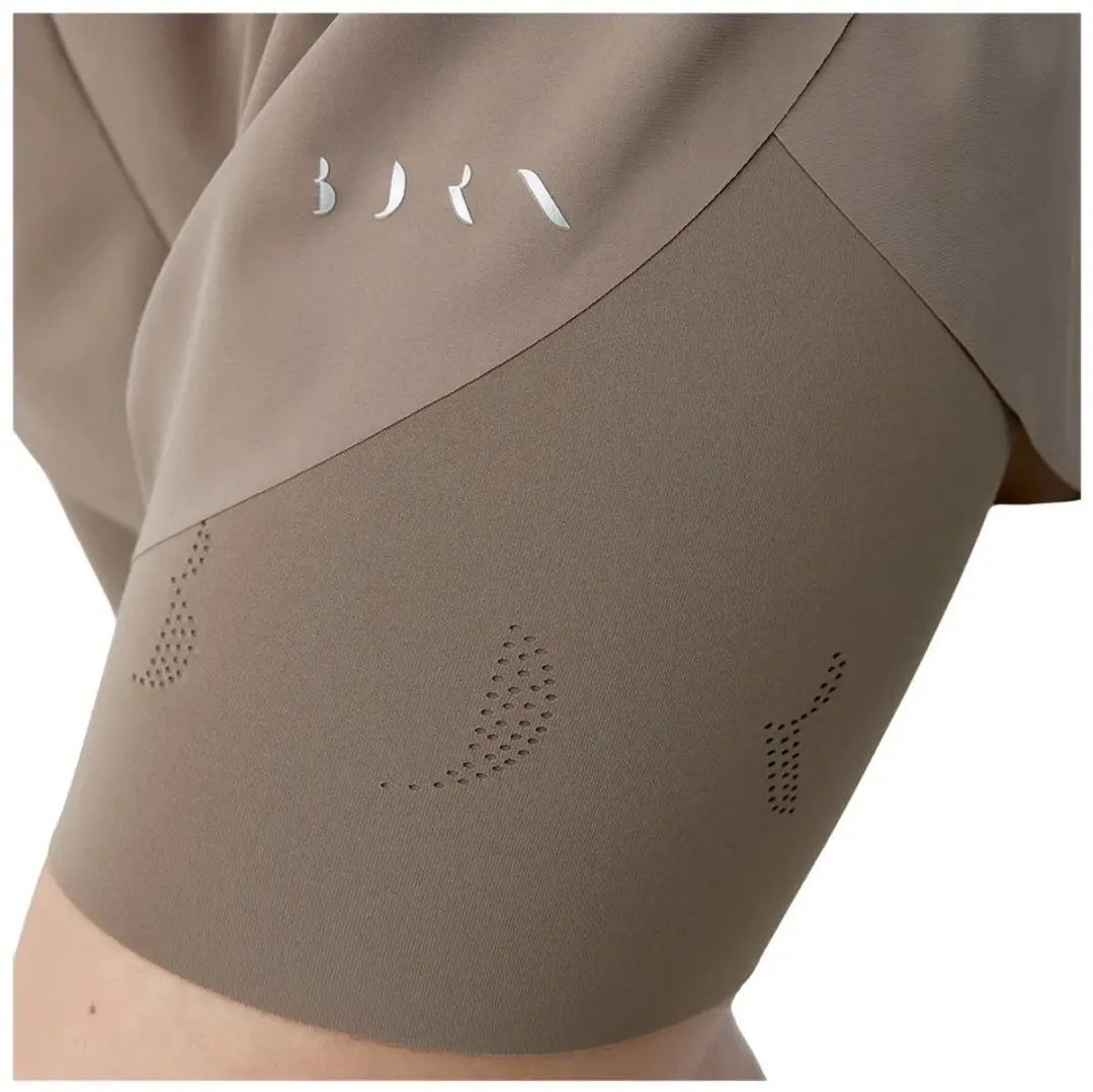 Born Living Yoga Bikila Korte Broek XS - Taupe