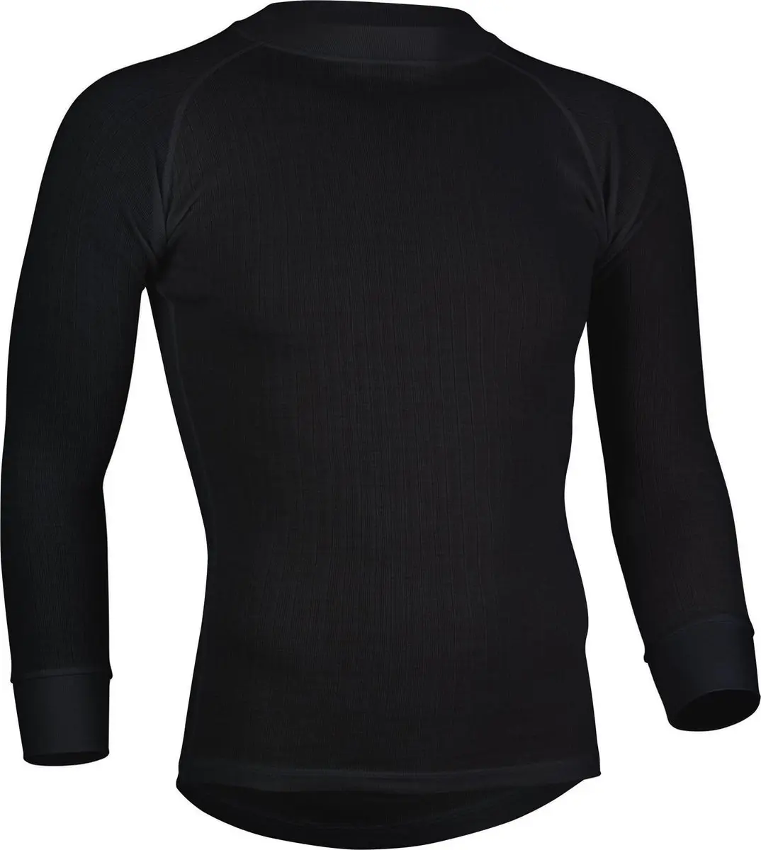 Avento Thermoshirt Lange Mouw Heren - 2-Pack Zwart M