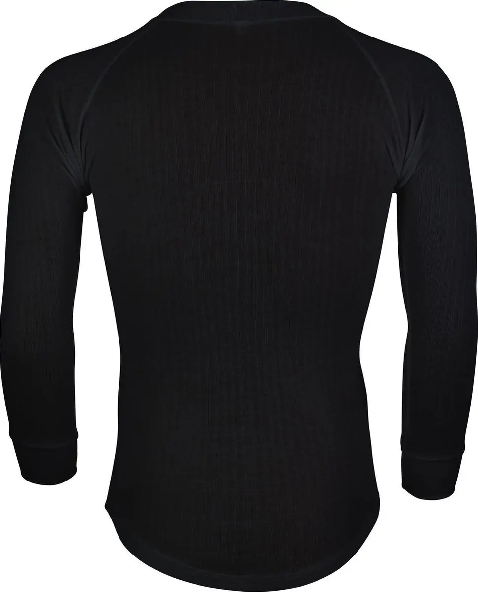 Avento Thermoshirt Lange Mouw Heren - 2-Pack Zwart M