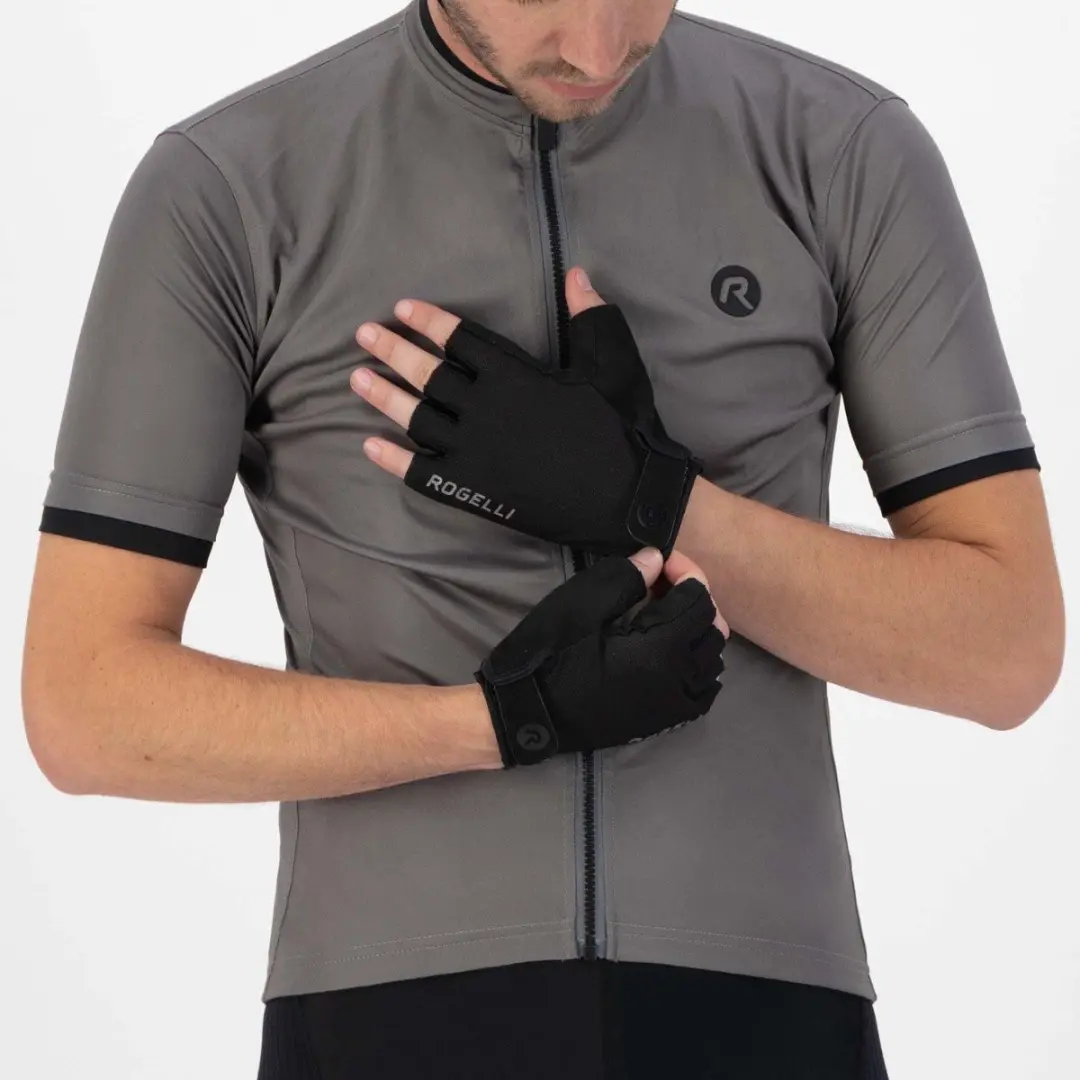 Rogelli Core Heren Fietshandschoenen Korte Vinger Zwart XXXL - afbeelding 2 van 6