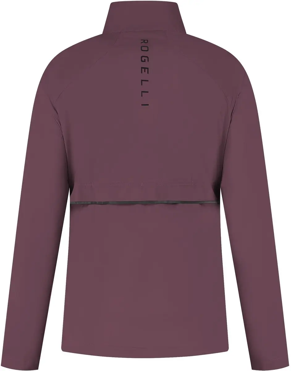 Rogelli Essential Dames Hardloopjack - 3 Zakken - Reflecterend - Aubergine