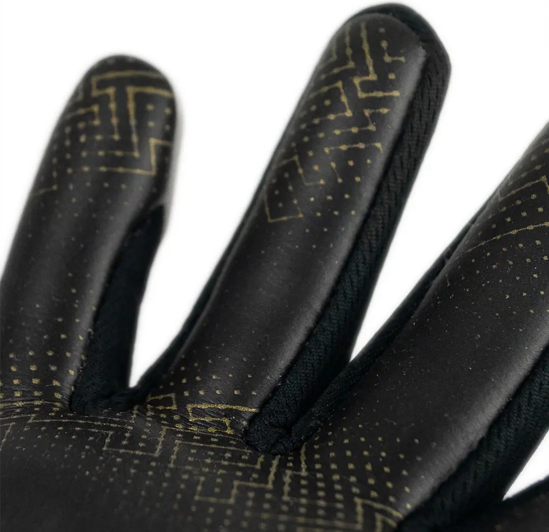 Reusch Pure Contact Gold X GluePrint Strapless Keepershandschoenen 9.5 - Goud/Wit/Zwart