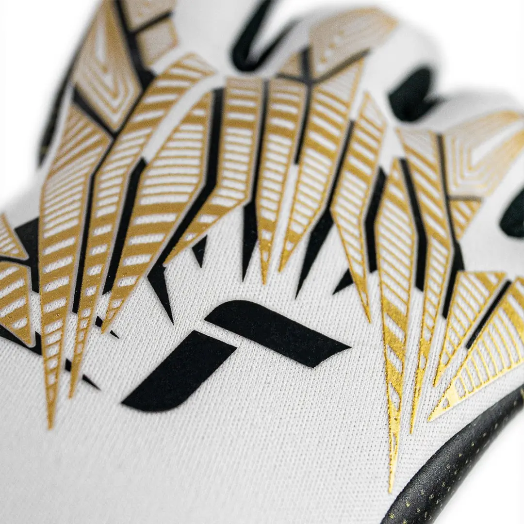 Reusch Pure Contact Gold X GluePrint Strapless Keepershandschoenen 9.5 - Goud/Wit/Zwart