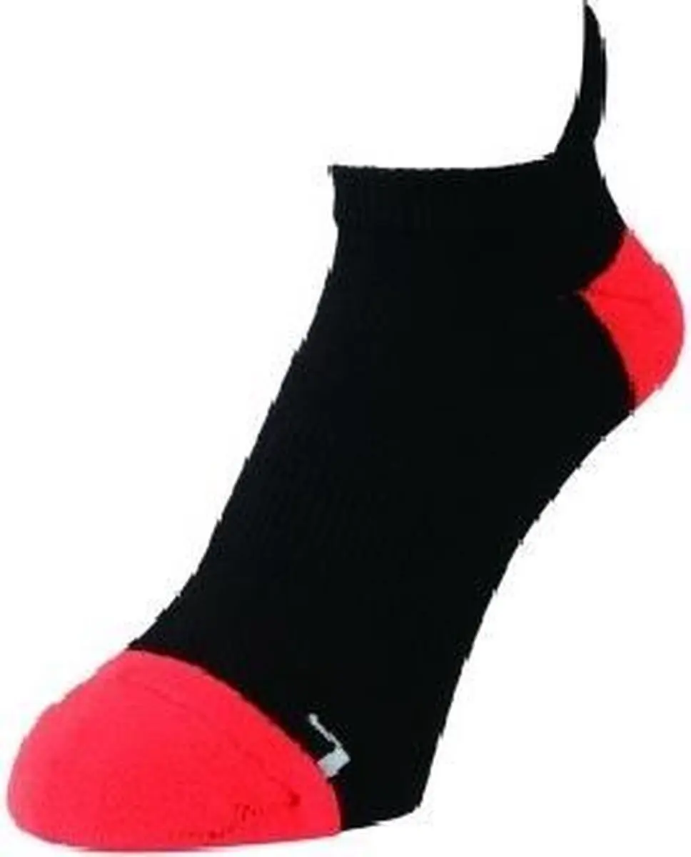 Yonex Badmintonsokken Laag Zwart/ Rood M (39 t/m 43)