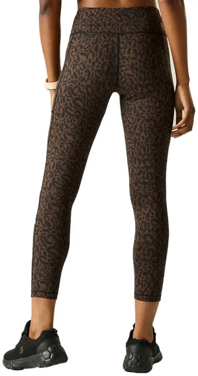 Dare 2b Influential II Leggings - 40 Hot Fudge Animal Print