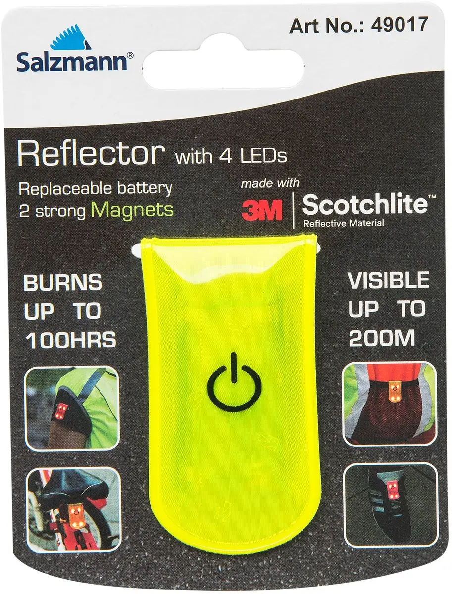 ENDURANCE Reflektor-Clip - Geel