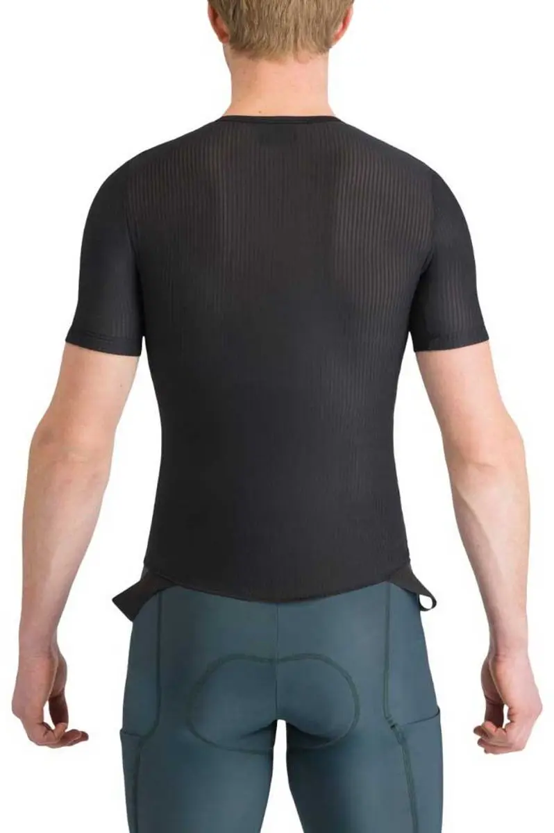 Sportful Winter Basislaag Korte Mouwen - S - Zwart