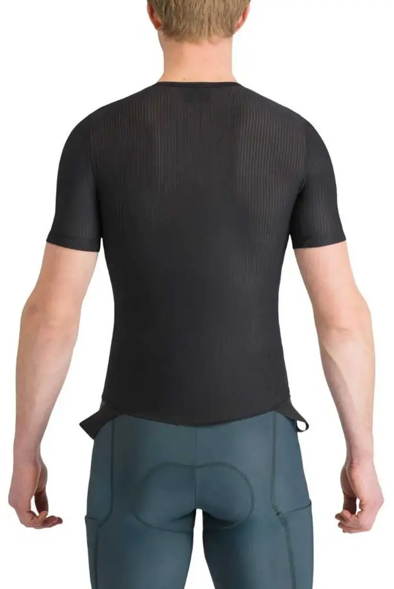 Sportful Winter Basislaag Korte Mouwen - S - Zwart